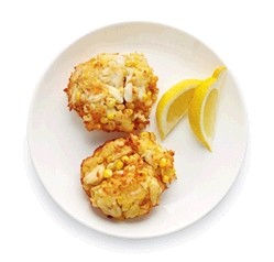 Corn-and-crab cakes
