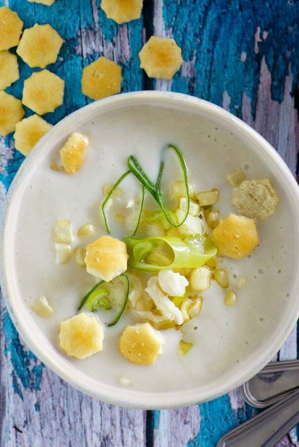 Corn and crab chowder