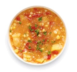 Corn-and-tomato soup