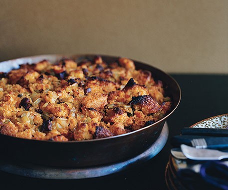 Corn-bread and chorizo stuffing