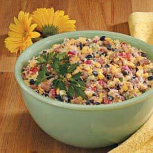 Corn bread confetti salad 