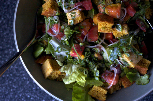 Corn bread salad