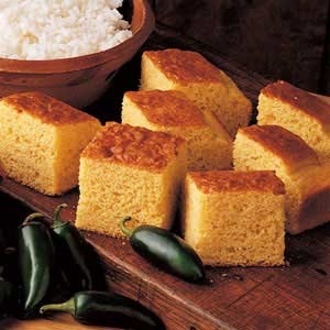 Corn bread squares 