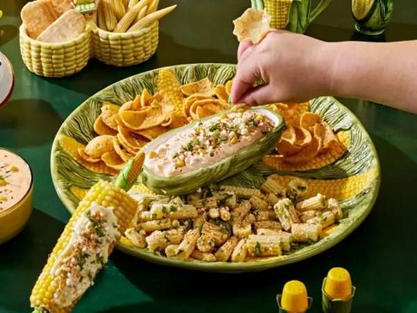 Corn cheesy like Sunday morning dip