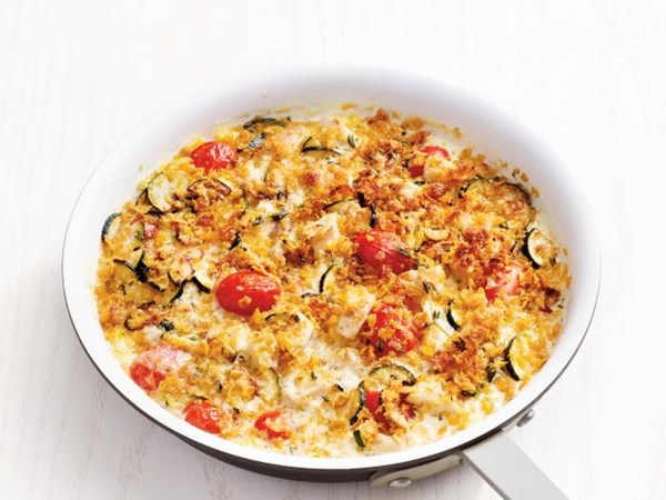Corn-chicken skillet dinner