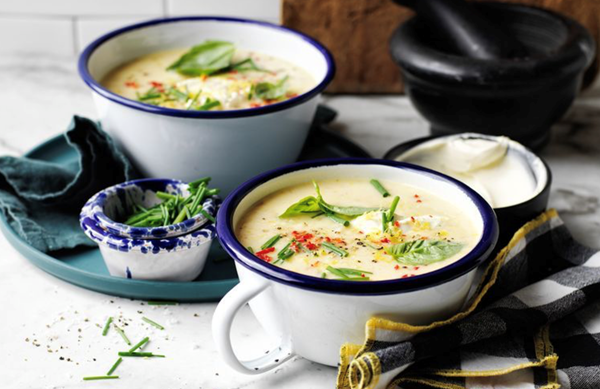 Corn chilli chowder