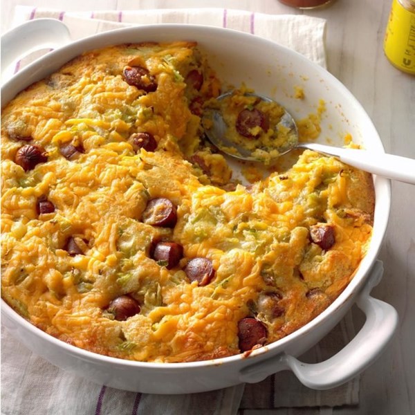 Corn dog casserole 