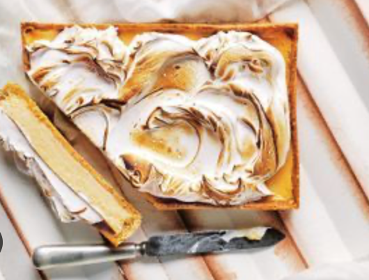 Corn flake lemon meringue pie