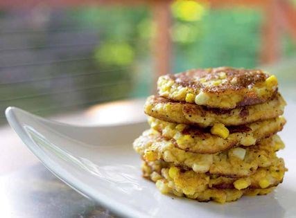 Corn fritters (Ockssusu jeon)