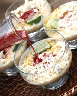 Corn in a cup (Elote en vaso)