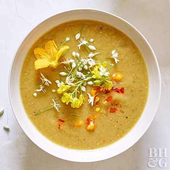 Corn-lentil chowder