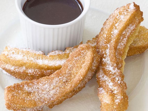 Corn muffin churros