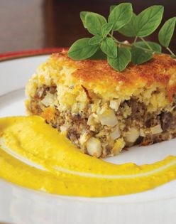 Corn pudding (Pastel de choclo)