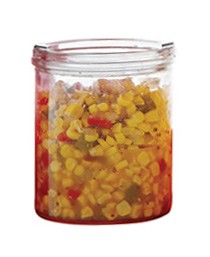 Corn relish with roasted peppers