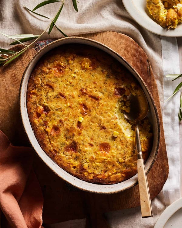Corn soufflé (corn pudding)