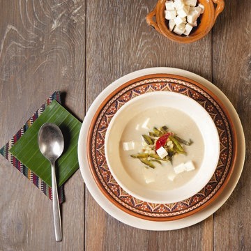 Corn soup (Sopa elote Mexicana)