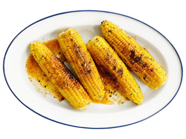 Corn with barbecue butter