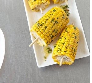 Corn with coriander butter