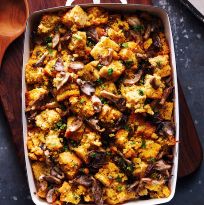 Cornbread & oyster-mushroom stuffing