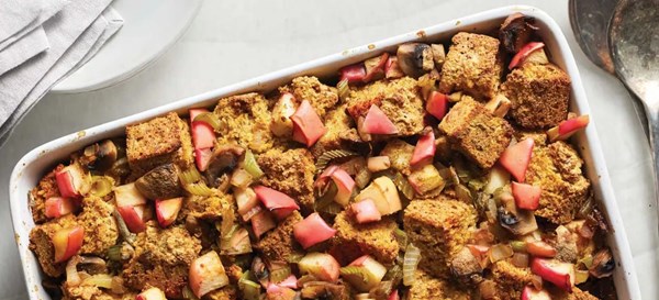 Cornbread-apple stuffing