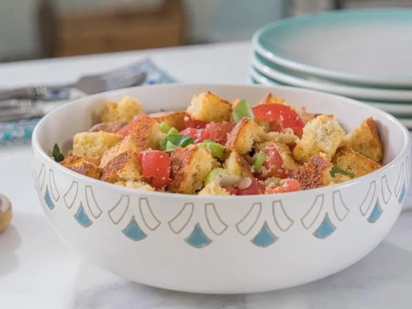 Cornbread panzanella