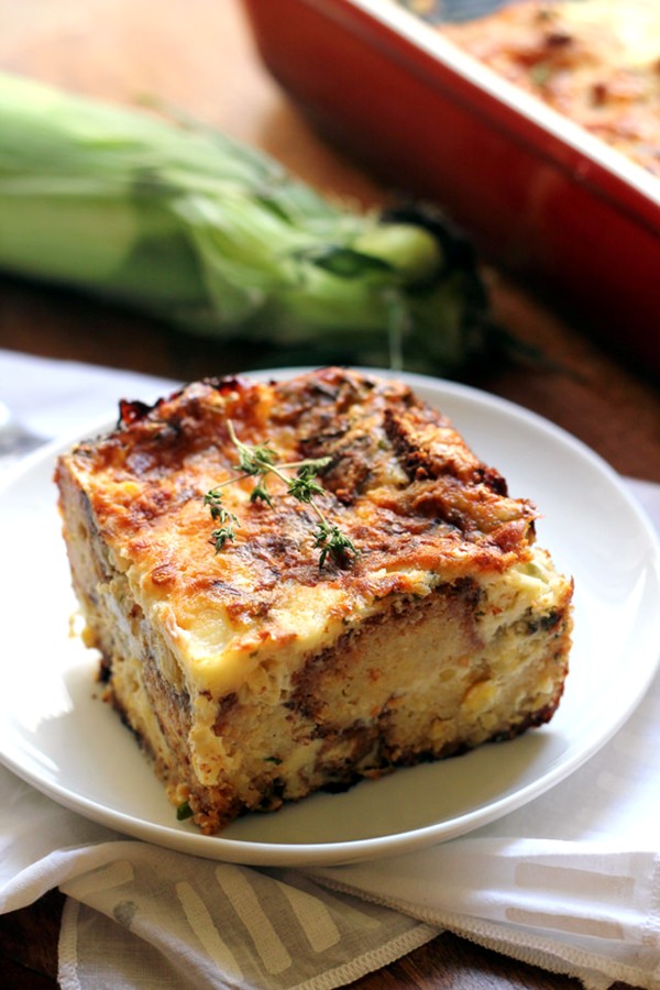 Cornbread pudding