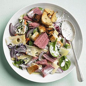 Corned beef and cabbage salad
