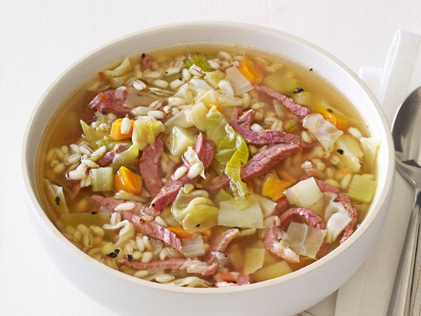 Corned beef and cabbage soup