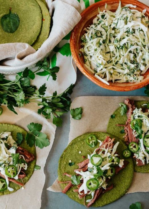 Corned beef brisket tacos