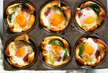 Corned beef egg cups