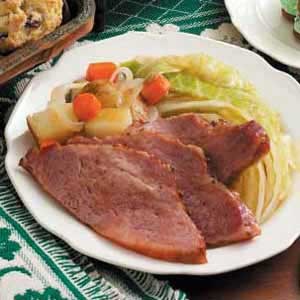 Corned beef supper