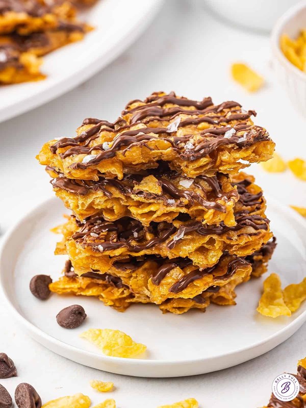 Cornflake chocolate brittle