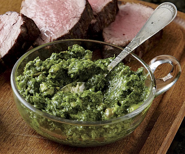 Cornichon-caper herb sauce