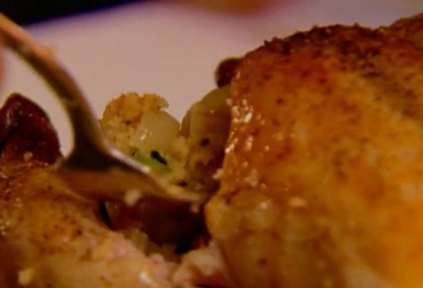 Cornish hens with cornbread stuffing