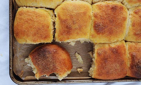 Cornmeal baps