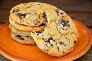 Cornmeal chocolate chip cookies