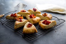 Cornmeal plum scones