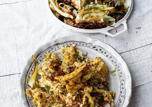 Coronation cauliflower (curried egg and cauliflower salad)