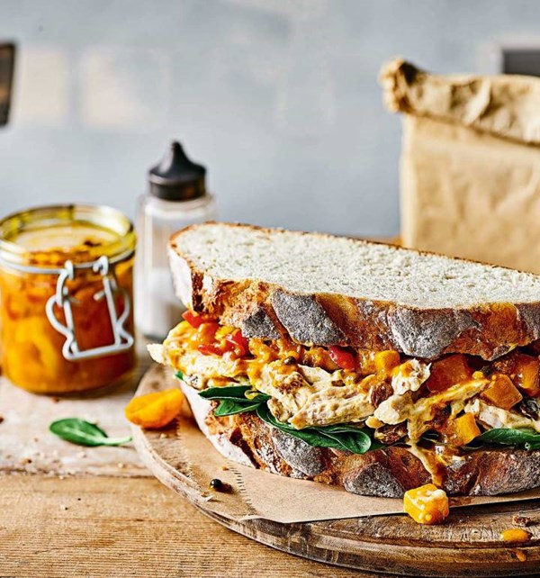 Coronation chicken & mango piccalilli [sandwich]