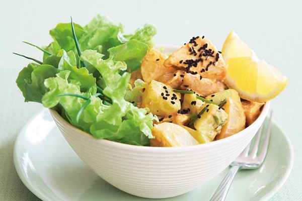 Coronation chicken & potato salad