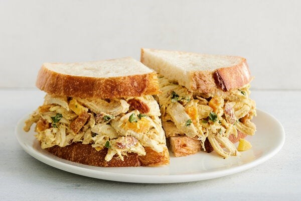 Coronation chicken salad