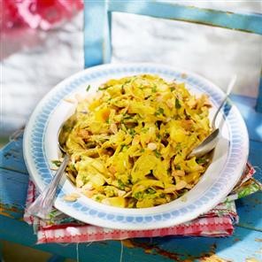 Coronation chicken with mango and lime
