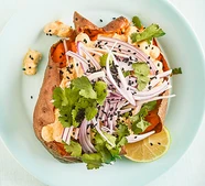 Coronation chickpeas [sweet potatoes]