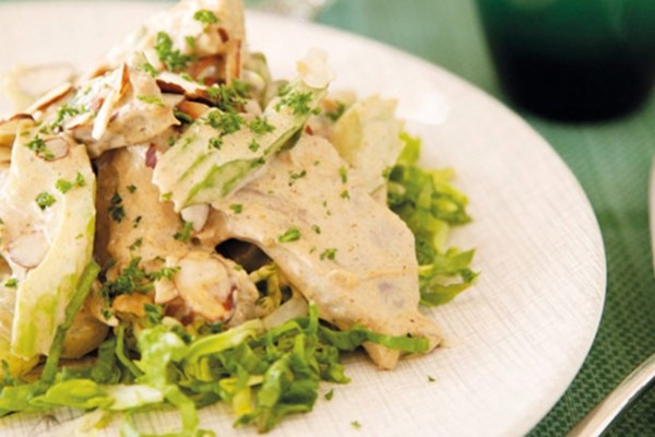 Coronation turkey salad