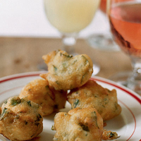 Corsican herb fritters