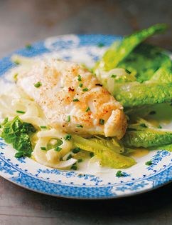 Cos & haddock salad