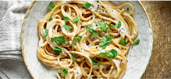 Cottage cheese Alfredo