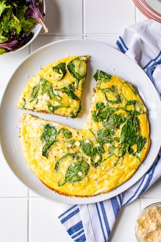 Cottage cheese egg and sausage bake (frittata)