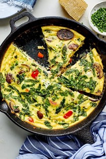Cottage cheese frittata