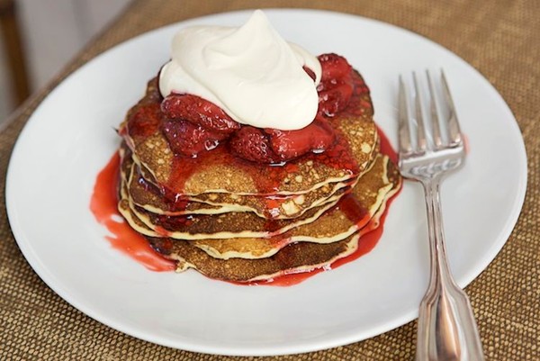 Cottage cheese pancakes from Cowgirl Creamery & Bette's Oceanview Diner